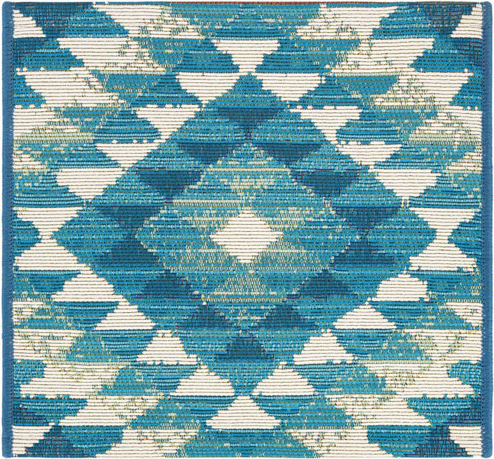 1' 4 x 1' 4 Easy-Clean Southwestern Indoor / Outdoor Sample Rug