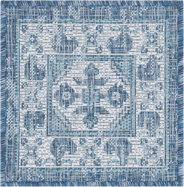1' 4 x 1' 4 Easy-Clean Traditional Indoor / Outdoor Sample Rug