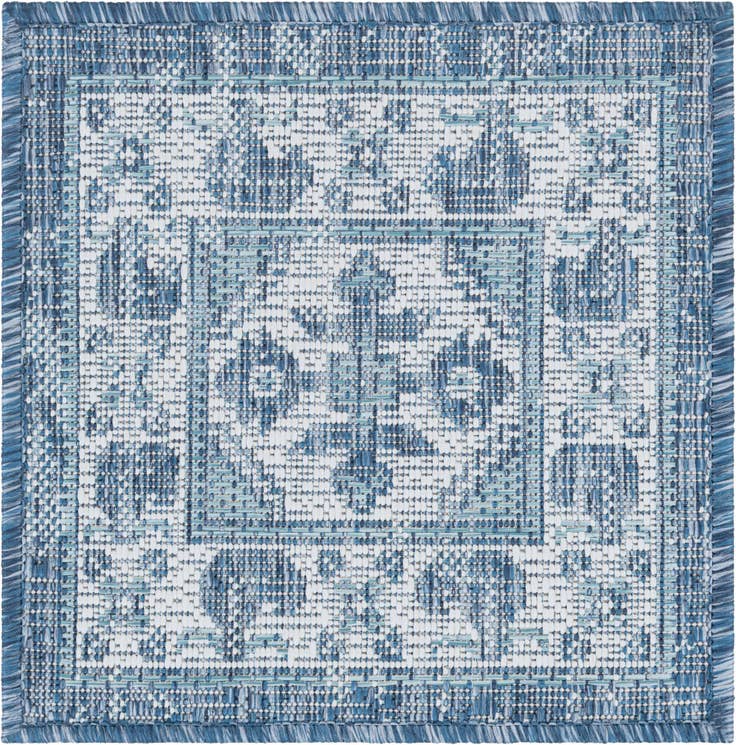 Detail image of 1' 4 x 1' 4 Easy-Clean Traditional Indoor / Outdoor Sample Rug
