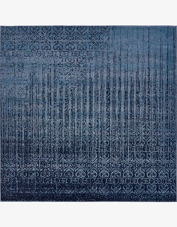 Blue Angelica Square Rug