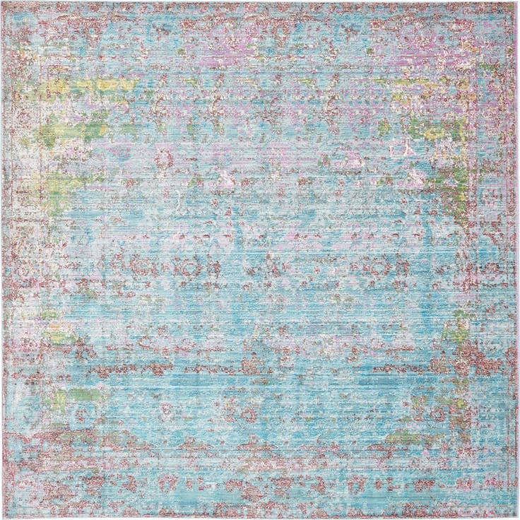Detail image of 245cm x 245cm Aqua Square Rug
