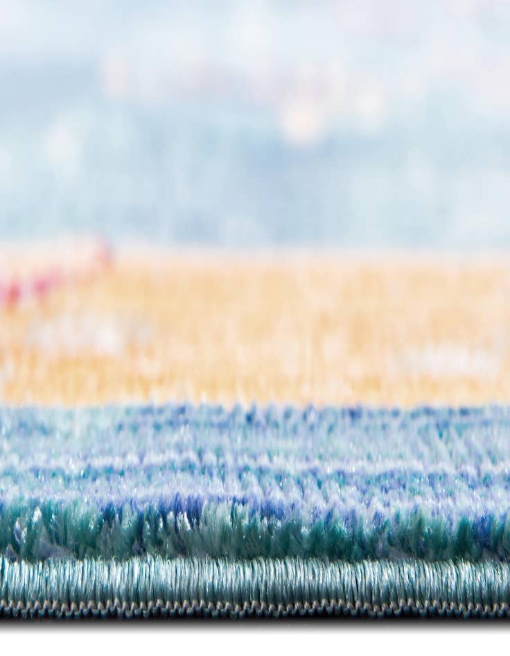 Detail image of 8' x 8' Aqua Square Rug