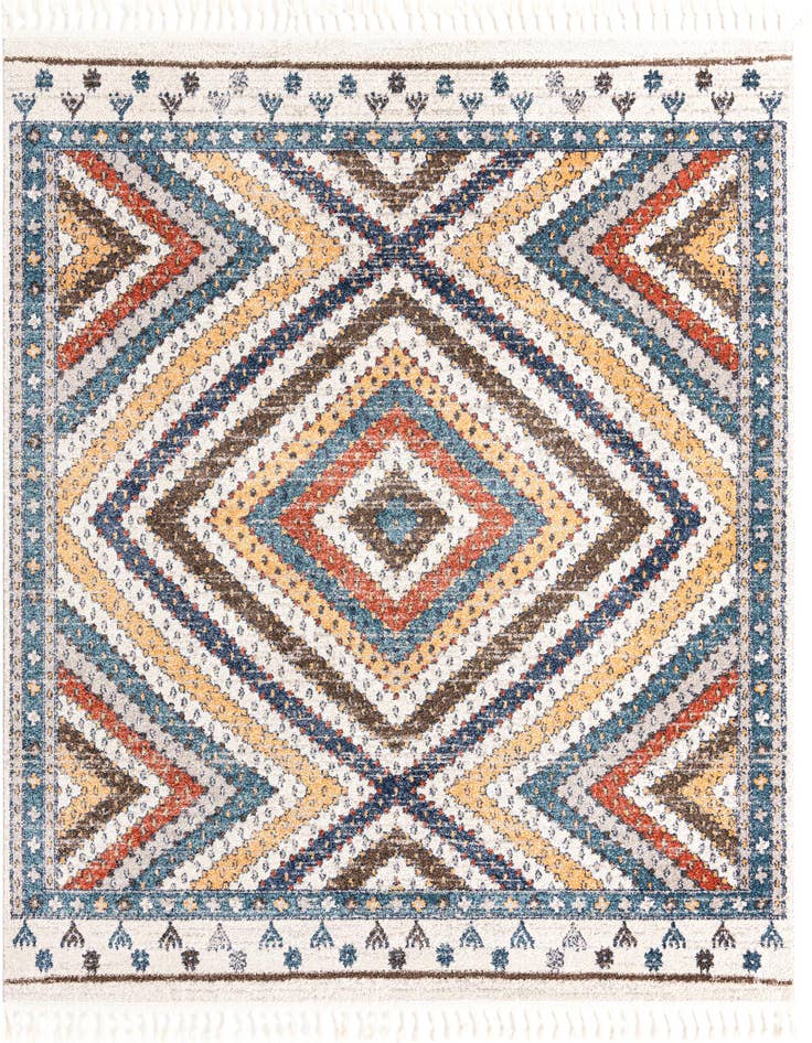 Detail image of 7' 10 x 7' 10 Aramis Square Rug