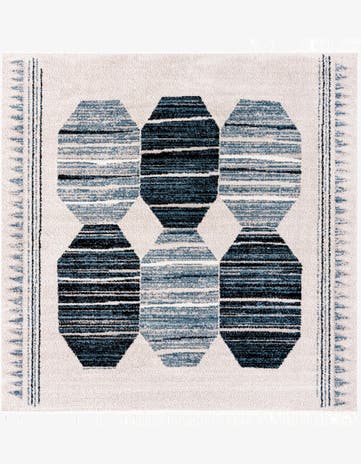 Blue Aramis Square Rug
