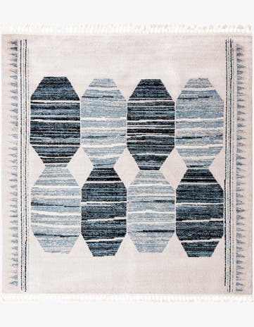 Blue Aramis Square Rug