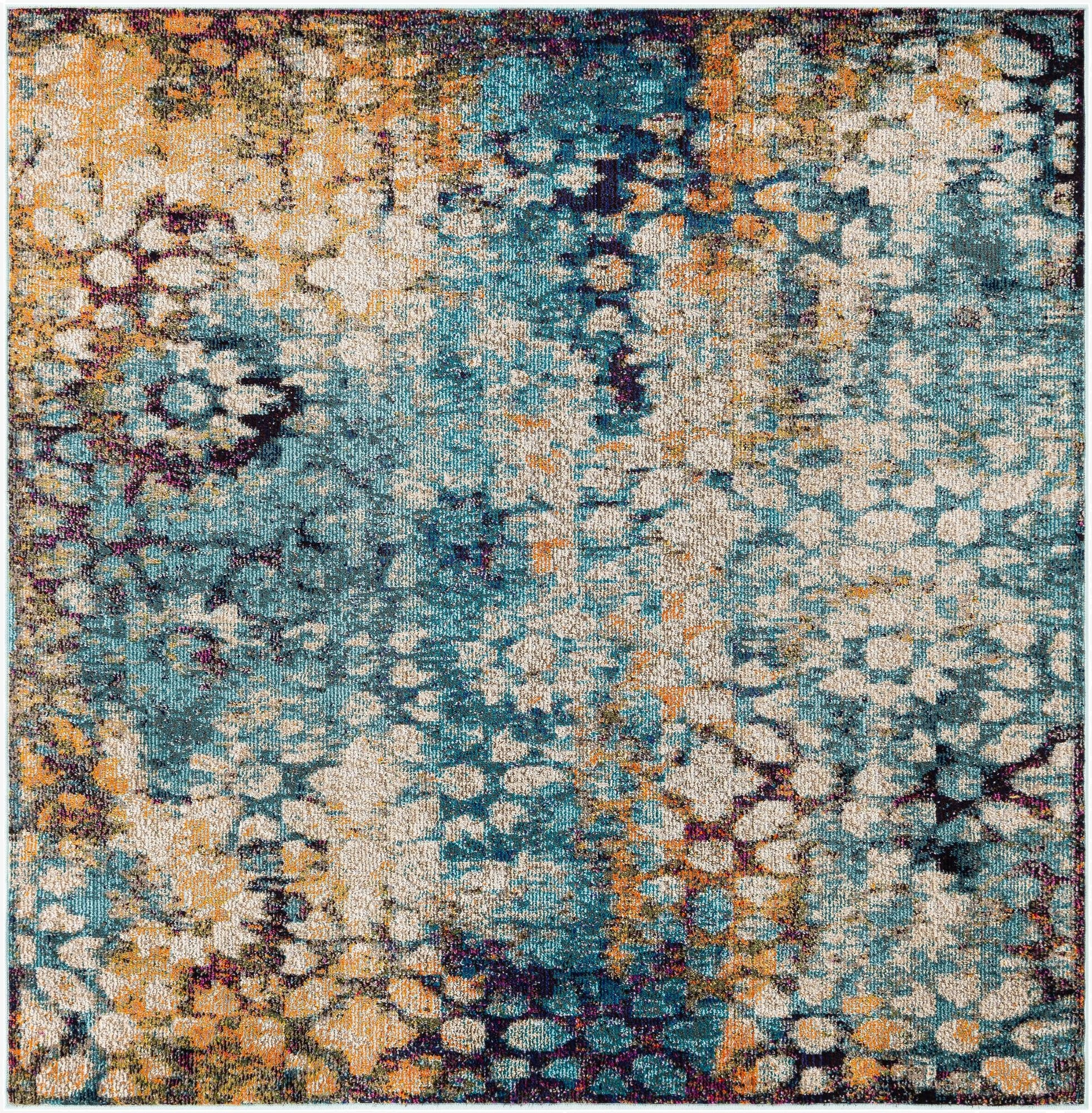 6' x 6'  Washable Arte Square Rug