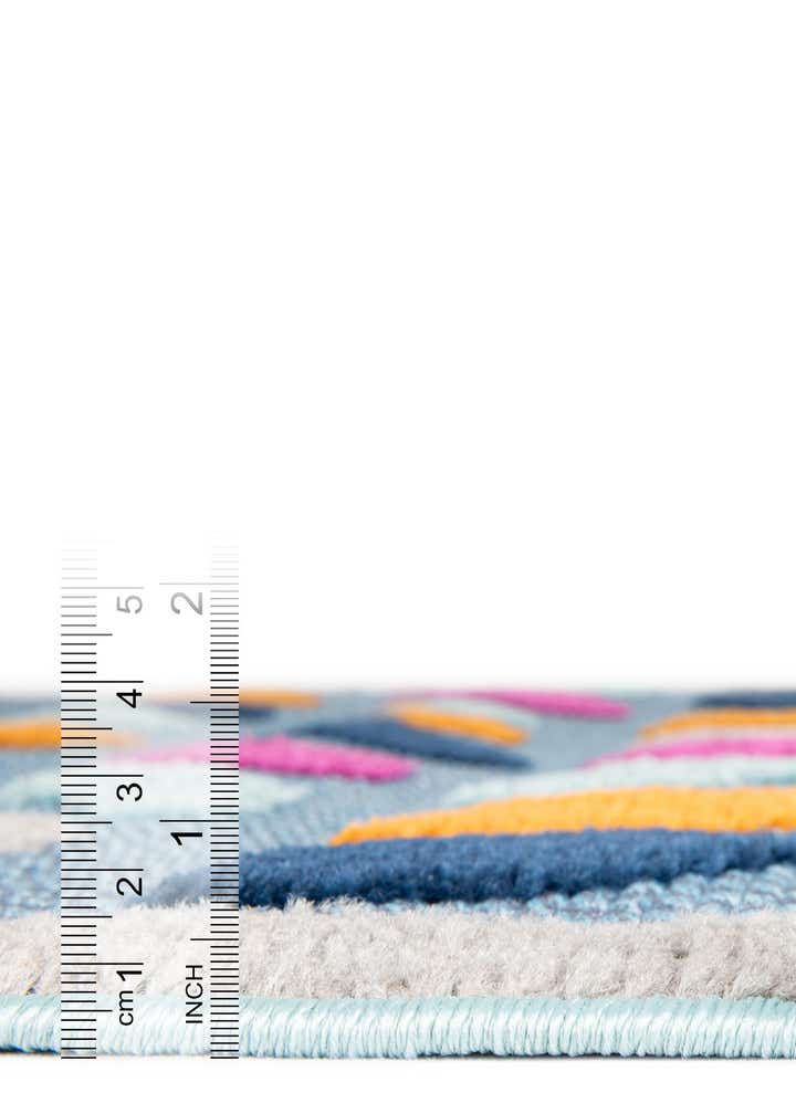 5' 3 x 5' 3 Easy-Clean Aruba Indoor / Outdoor Square Rug