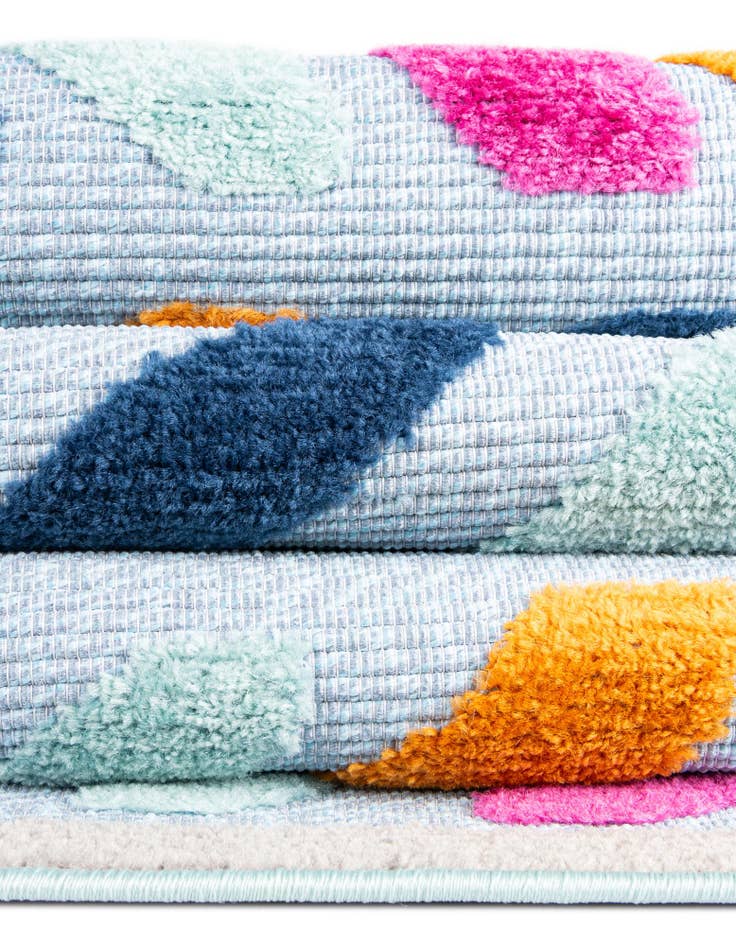 Detail image of 5' 3 x 5' 3 Easy-Clean Aruba Indoor / Outdoor Square Rug