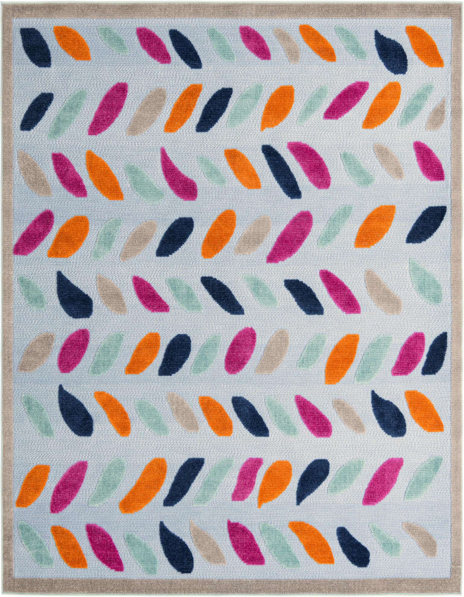 7' 10 x 7' 10 Easy-Clean Aruba Indoor / Outdoor Square Rug