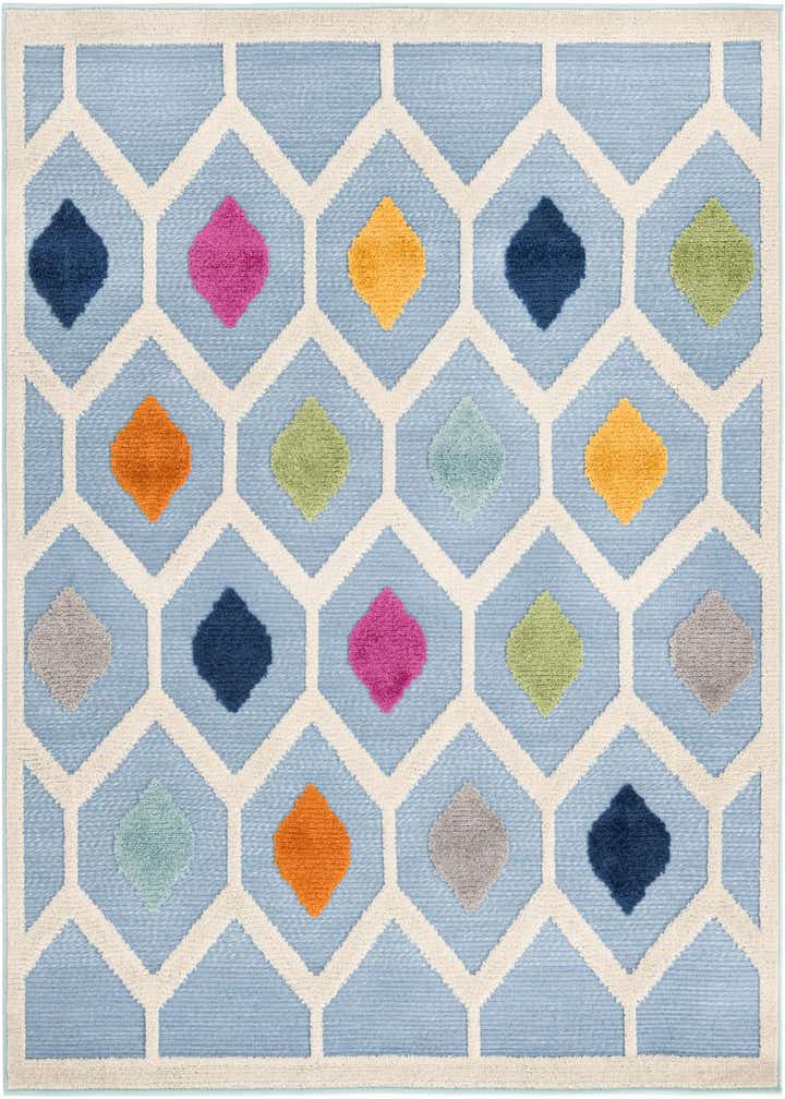 5' 3 x 5' 3 Easy-Clean Aruba Indoor / Outdoor Square Rug