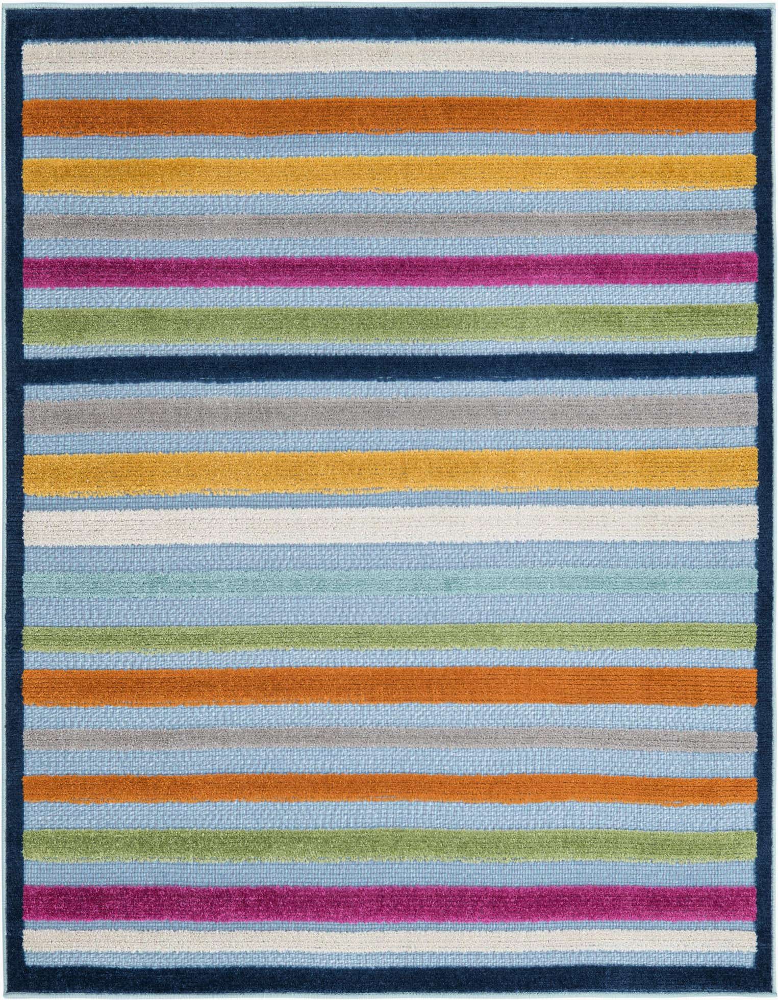 5' 3 x 5' 3 Easy-Clean Aruba Indoor / Outdoor Square Rug