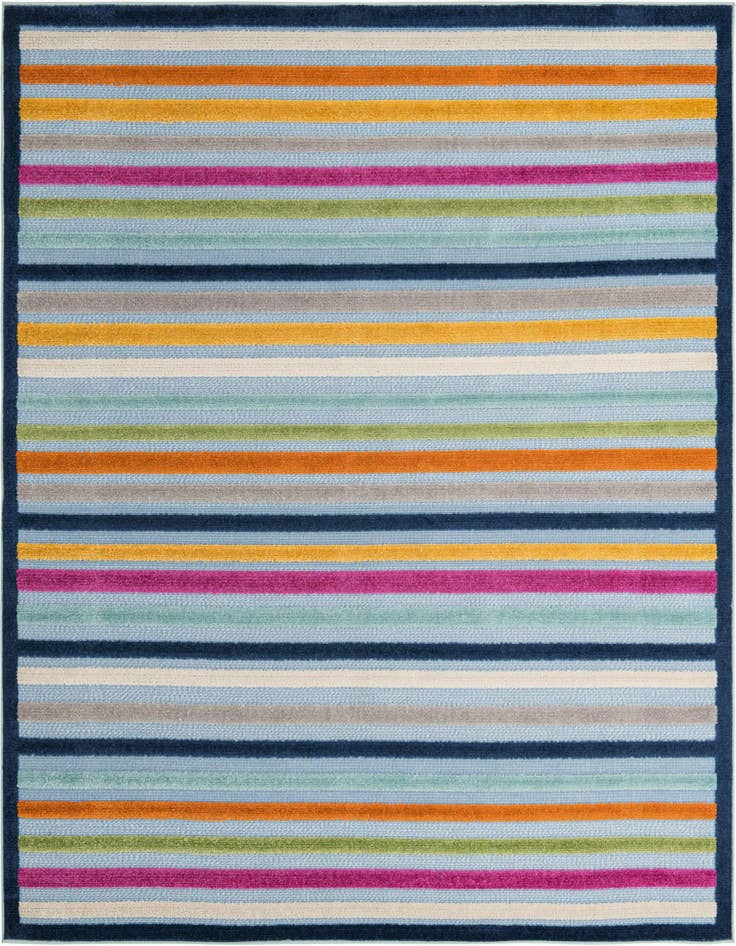 Detail image of 7' 10 x 7' 10 Easy-Clean Aruba Indoor / Outdoor Square Rug