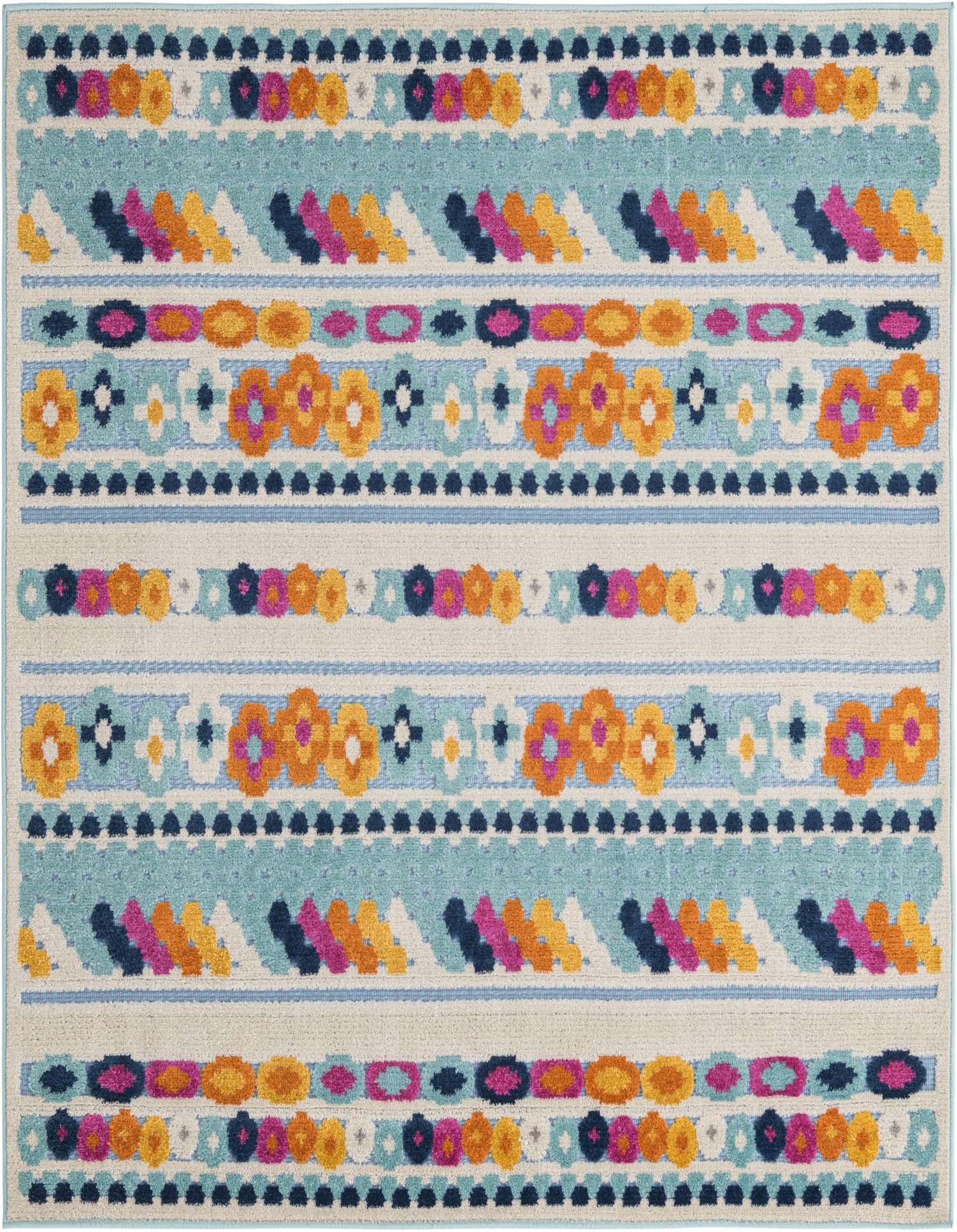 5' 3 x 5' 3 Easy-Clean Aruba Indoor / Outdoor Square Rug