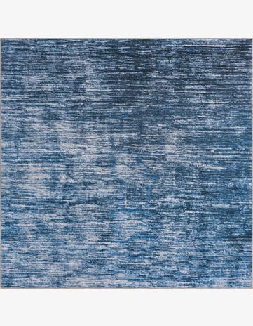 Blue Asha Square Rug