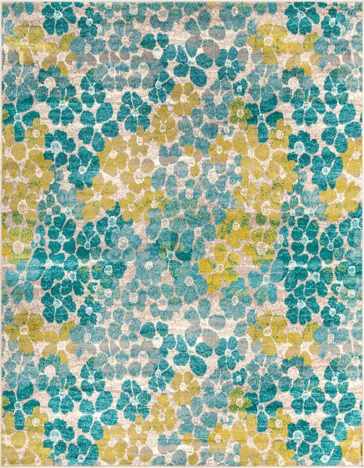 Detail image of 7' 10 x 7' 10 Azalea Square Rug
