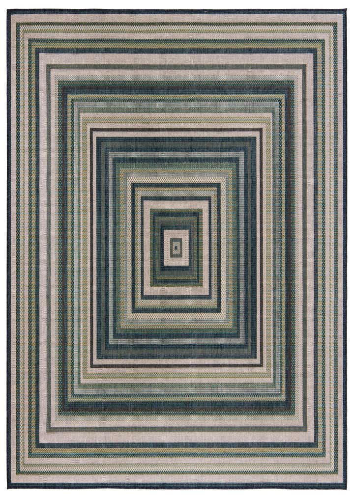 7' 10 x 7' 10 Easy-Clean Baja Indoor / Outdoor Square Rug