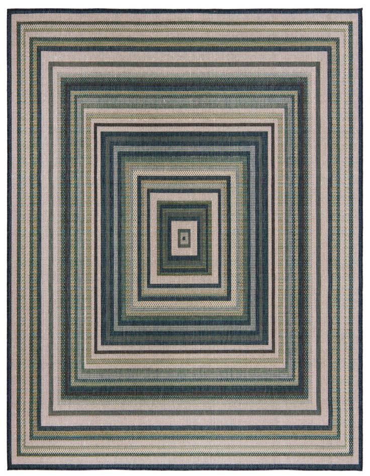 Detail image of 7' 10 x 7' 10 Easy-Clean Baja Indoor / Outdoor Square Rug