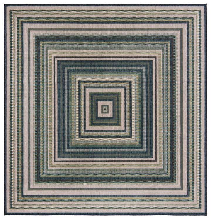 7' 10 x 7' 10 Easy-Clean Baja Indoor / Outdoor Square Rug