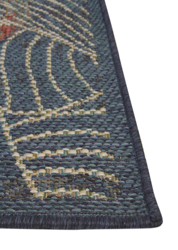 5' 3 x 5' 3 Easy-Clean Baja Indoor / Outdoor Square Rug