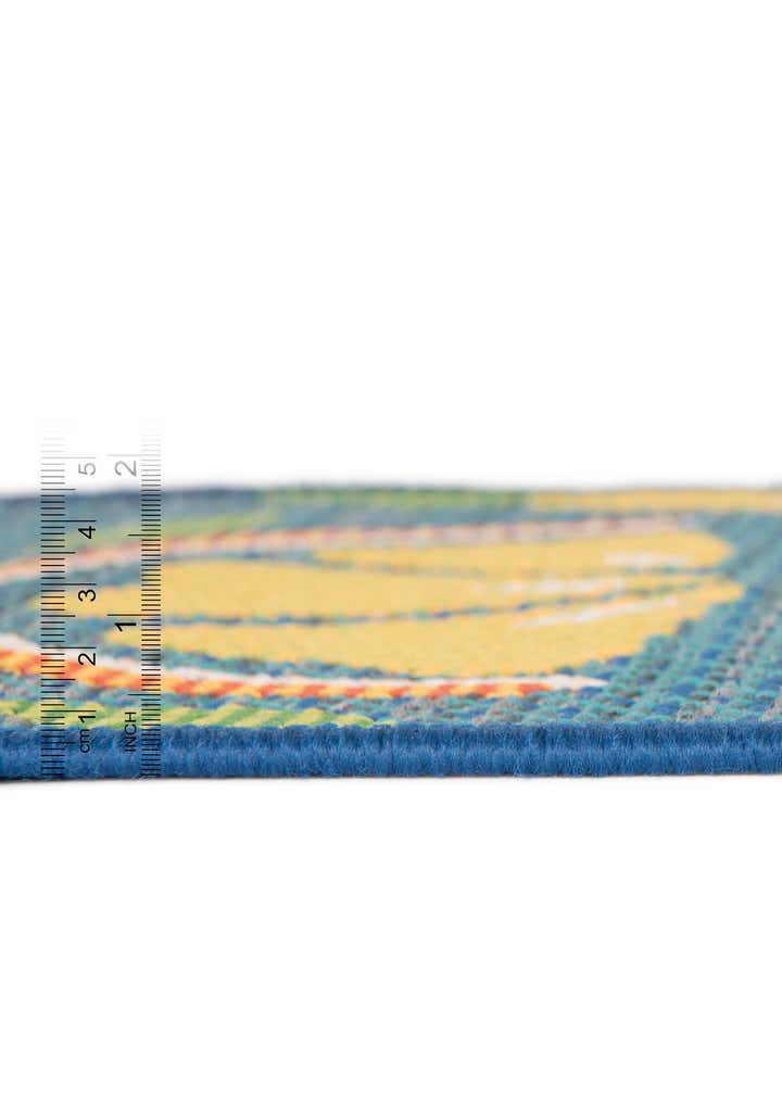 10' x 10' Easy-Clean Baja Indoor / Outdoor Square Rug