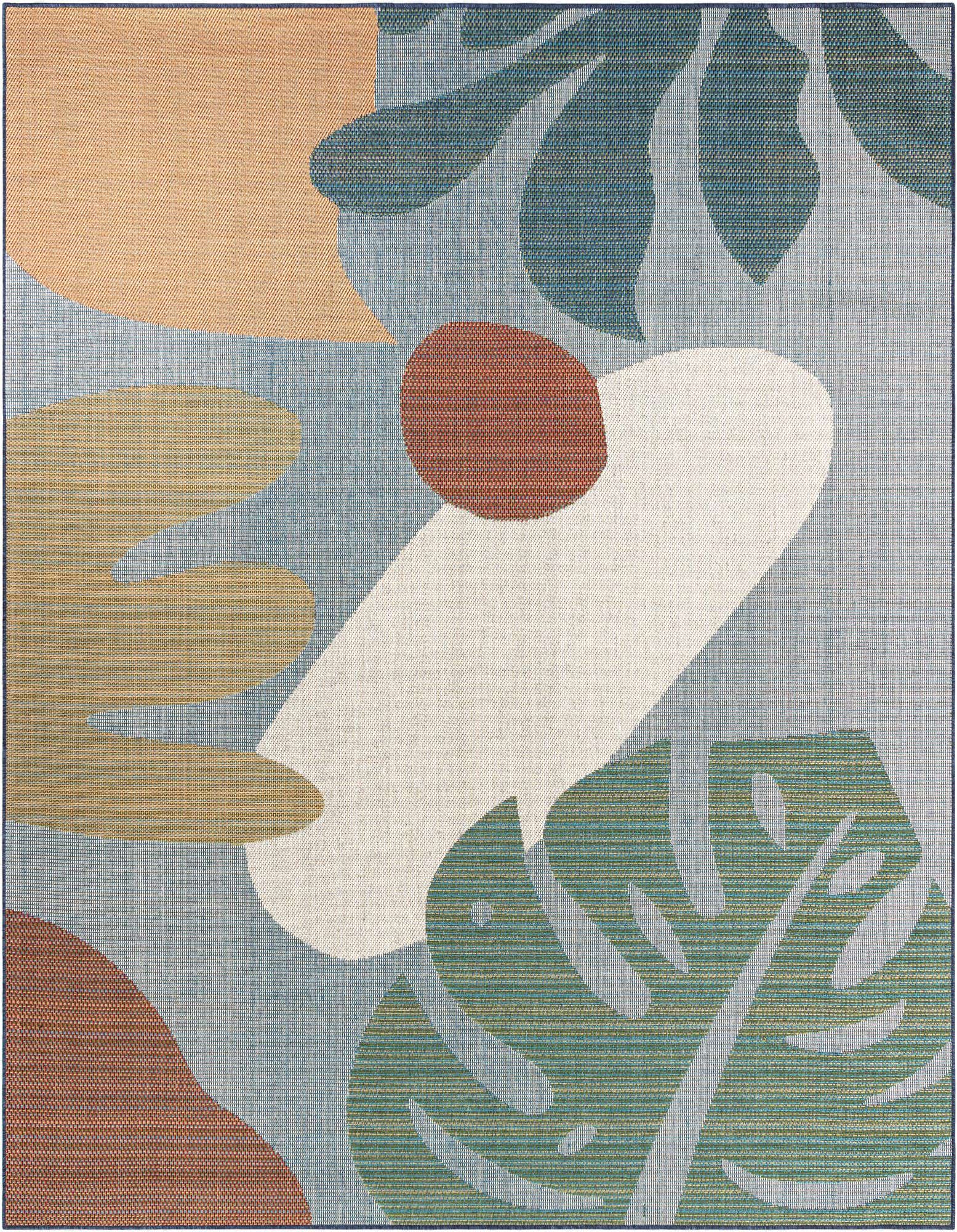 10' x 10' Easy-Clean Baja Indoor / Outdoor Square Rug