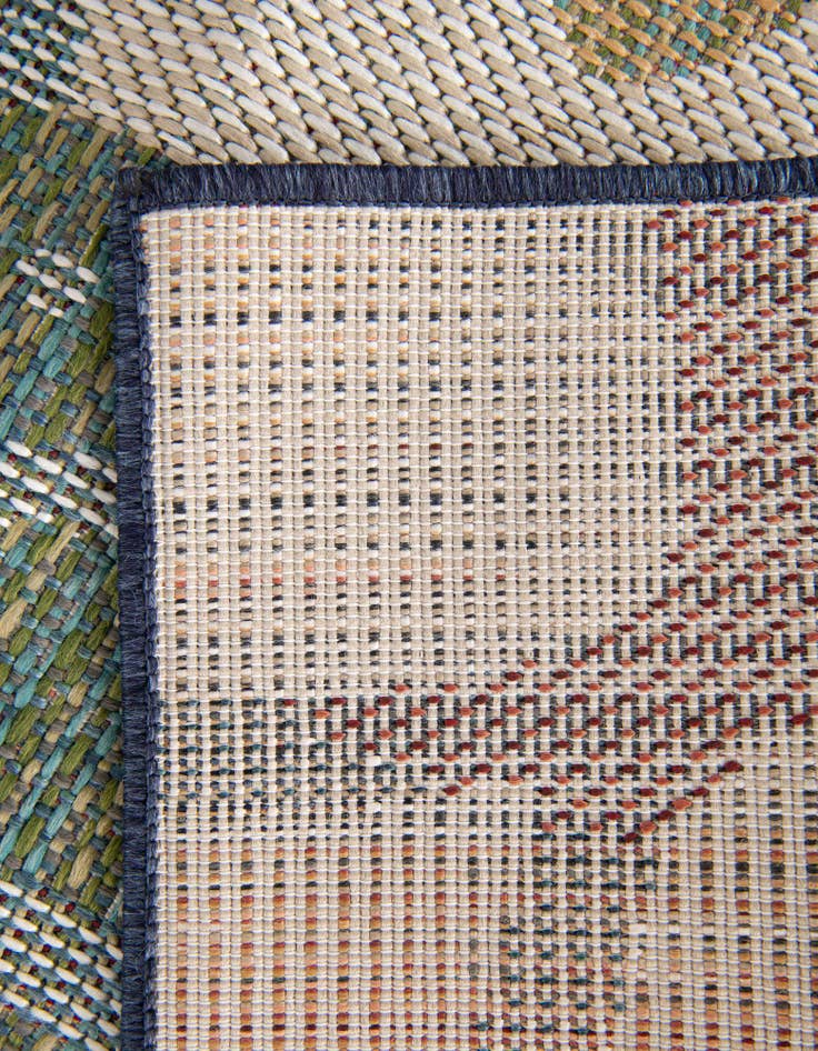 Detail image of 10' x 10' Easy-Clean Baja Indoor / Outdoor Square Rug