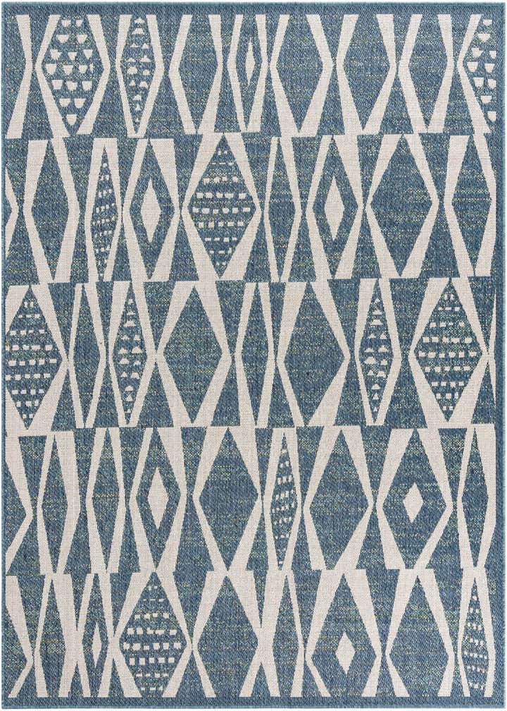 7' 10 x 7' 10 Easy-Clean Baja Indoor / Outdoor Square Rug
