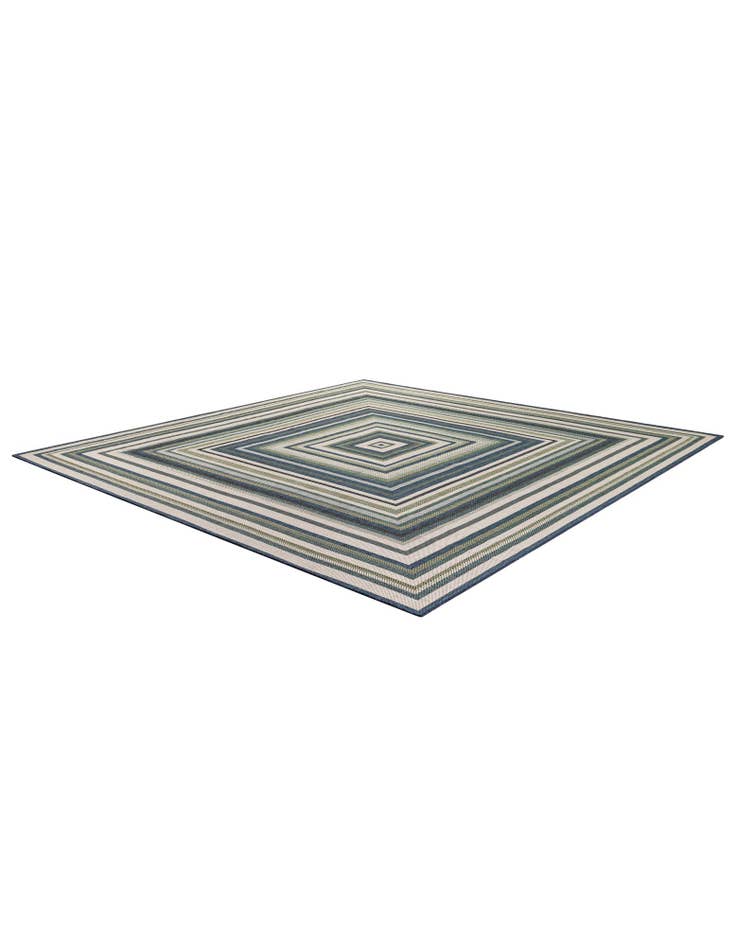 Detail image of 12' x 12'  Washable Baja Indoor / Outdoor Square Rug