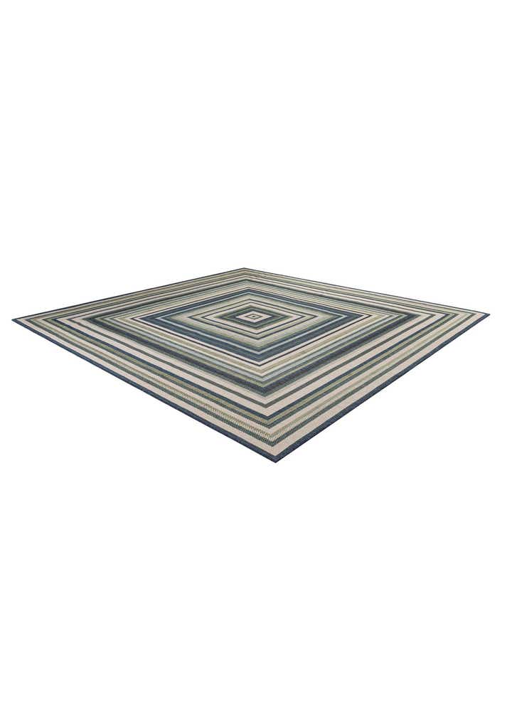 12' x 12' Easy-Clean Baja Indoor / Outdoor Square Rug
