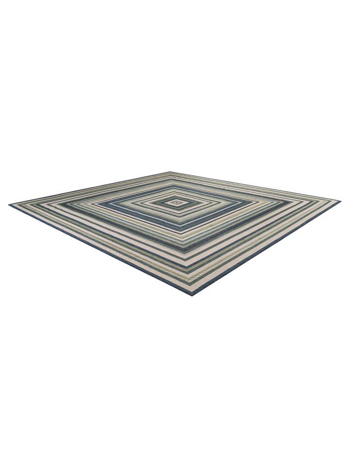Detail image of 12' x 12' Easy-Clean Baja Indoor / Outdoor Square Rug