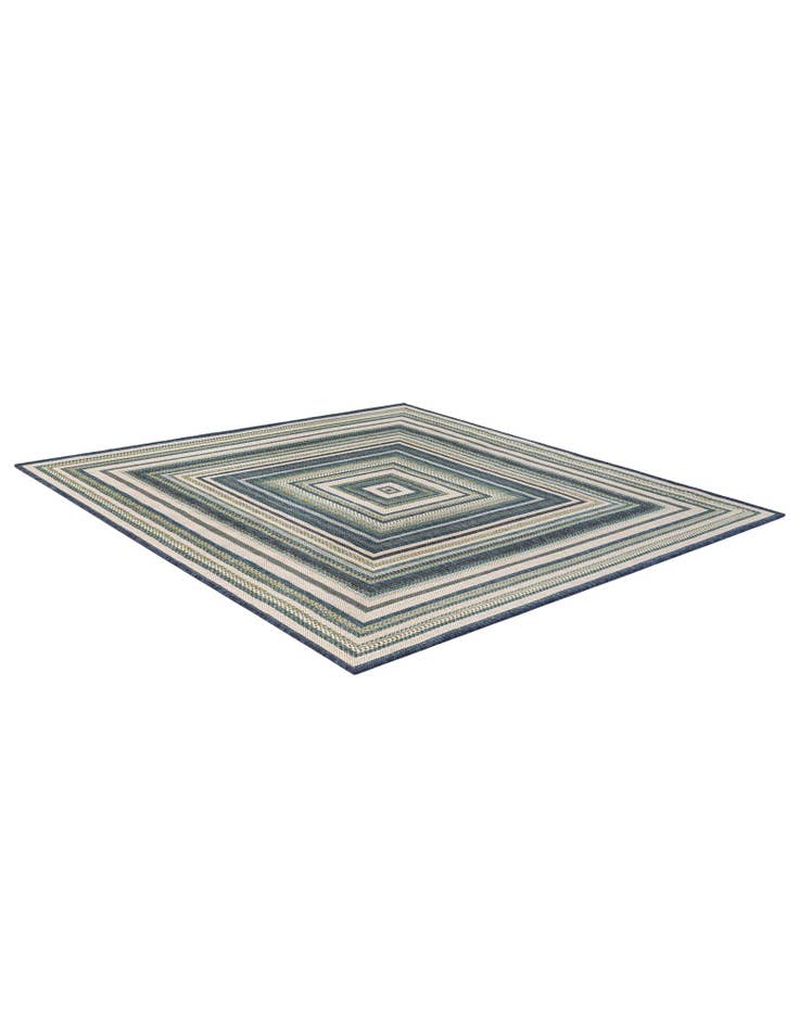 Detail image of 6' x 6' Easy-Clean Baja Indoor / Outdoor Square Rug