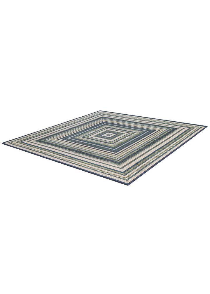 6' x 6' Easy-Clean Baja Indoor / Outdoor Square Rug