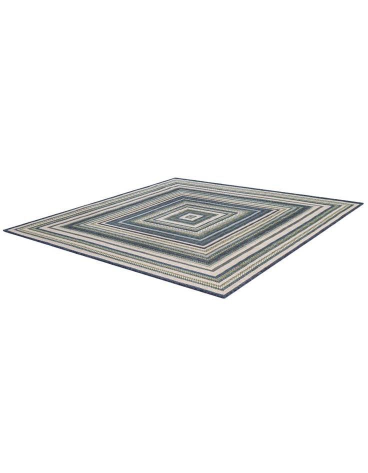 Detail image of 6' x 6' Easy-Clean Baja Indoor / Outdoor Square Rug