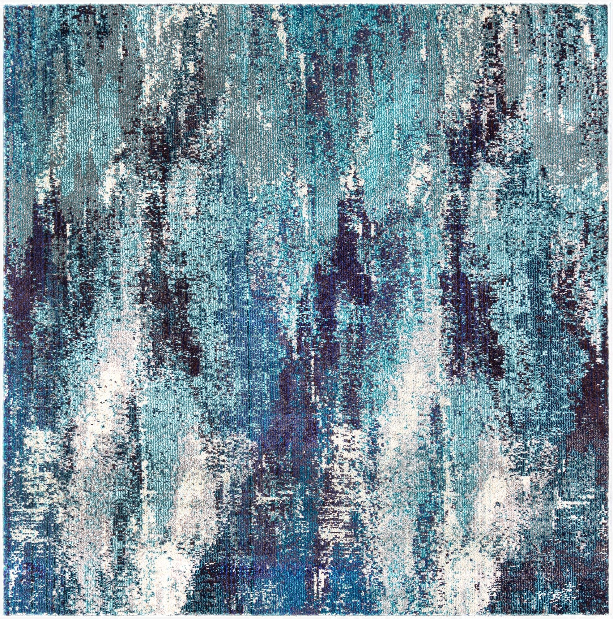 5' 3 x 5' 3  Washable Barcelona Square Rug