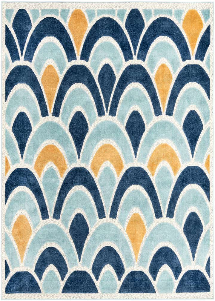 7' 10 x 7' 10 Easy-Clean Belize Indoor / Outdoor Square Rug