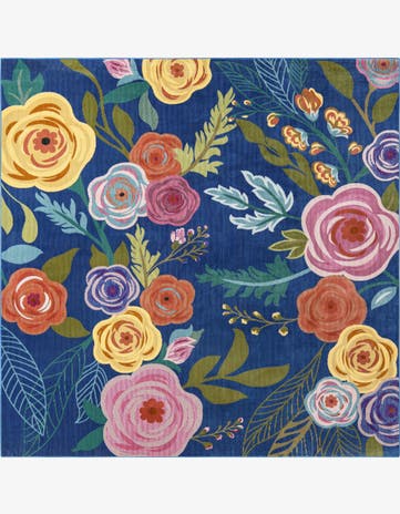 5' 3 x 5' 3 Blossom Square Rug