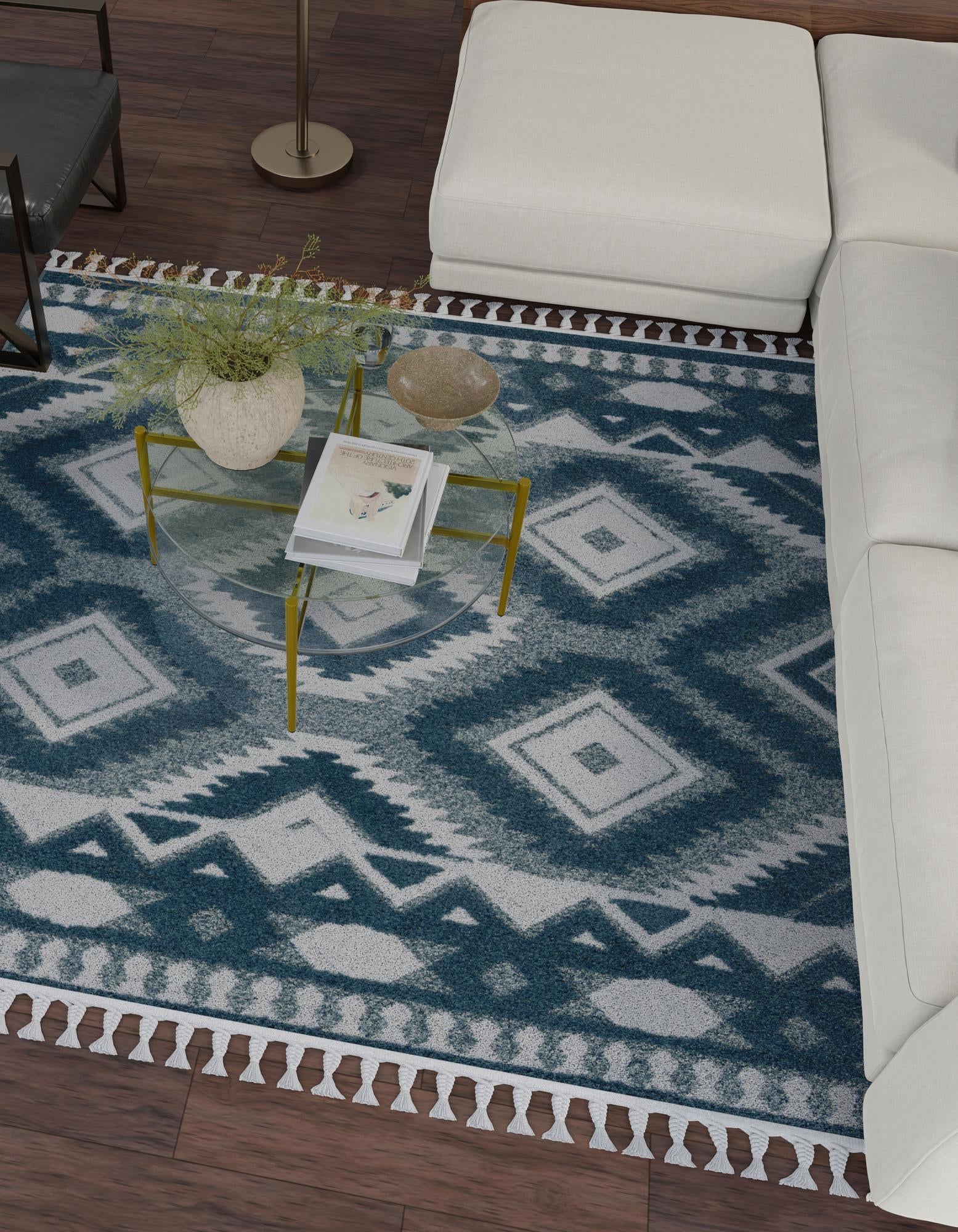 7' 10 x 7' 10 Boho Square Rug