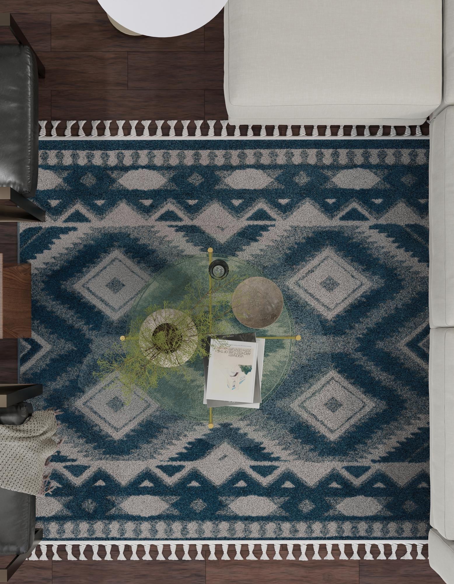 7' 10 x 7' 10 Boho Square Rug
