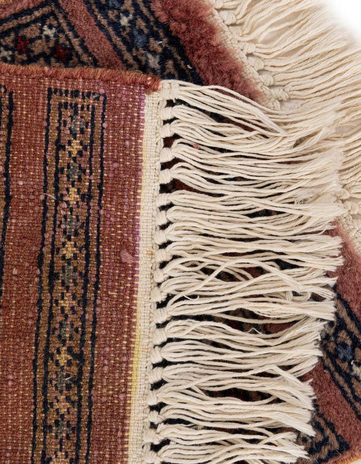 Detail image of 1' x 1' 3  Hand Knotted Bokhara Wool Square Rug