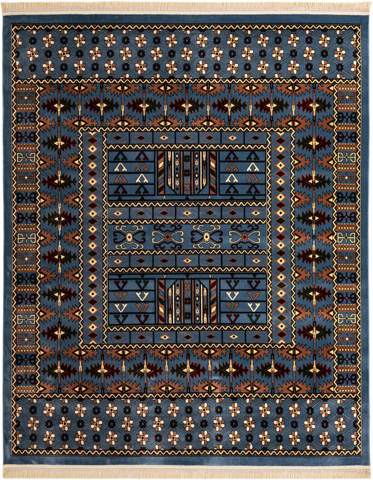 Detail image of 10' x 10' Bokhara Square Rug