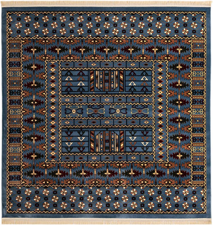 Detail image of 10' x 10' Bokhara Square Rug