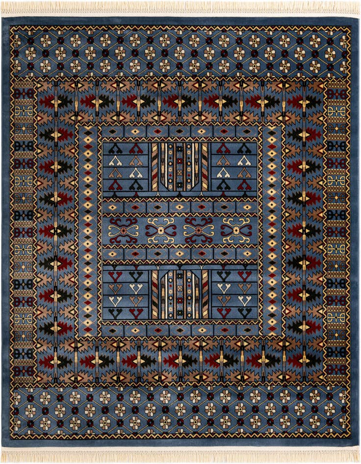 Detail image of 7' 10 x 7' 10 Bokhara Square Rug