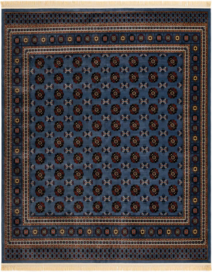 Detail image of 10' x 10' Bokhara Square Rug