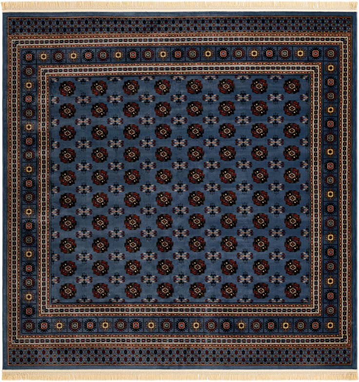 Detail image of 10' x 10' Bokhara Square Rug