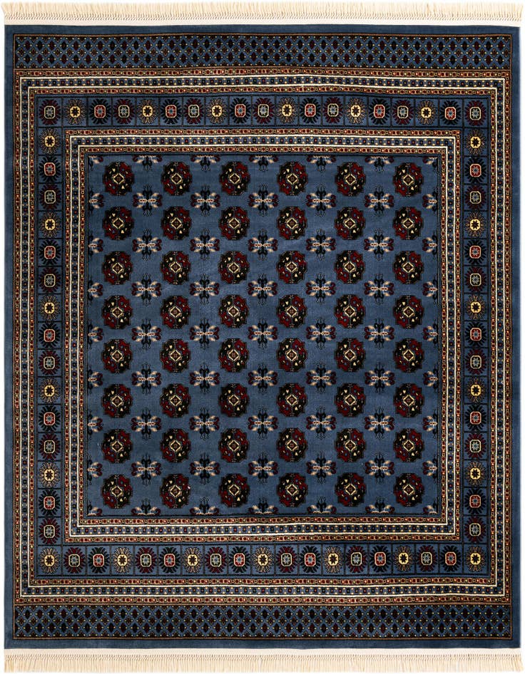 Detail image of 7' 10 x 7' 10 Bokhara Square Rug