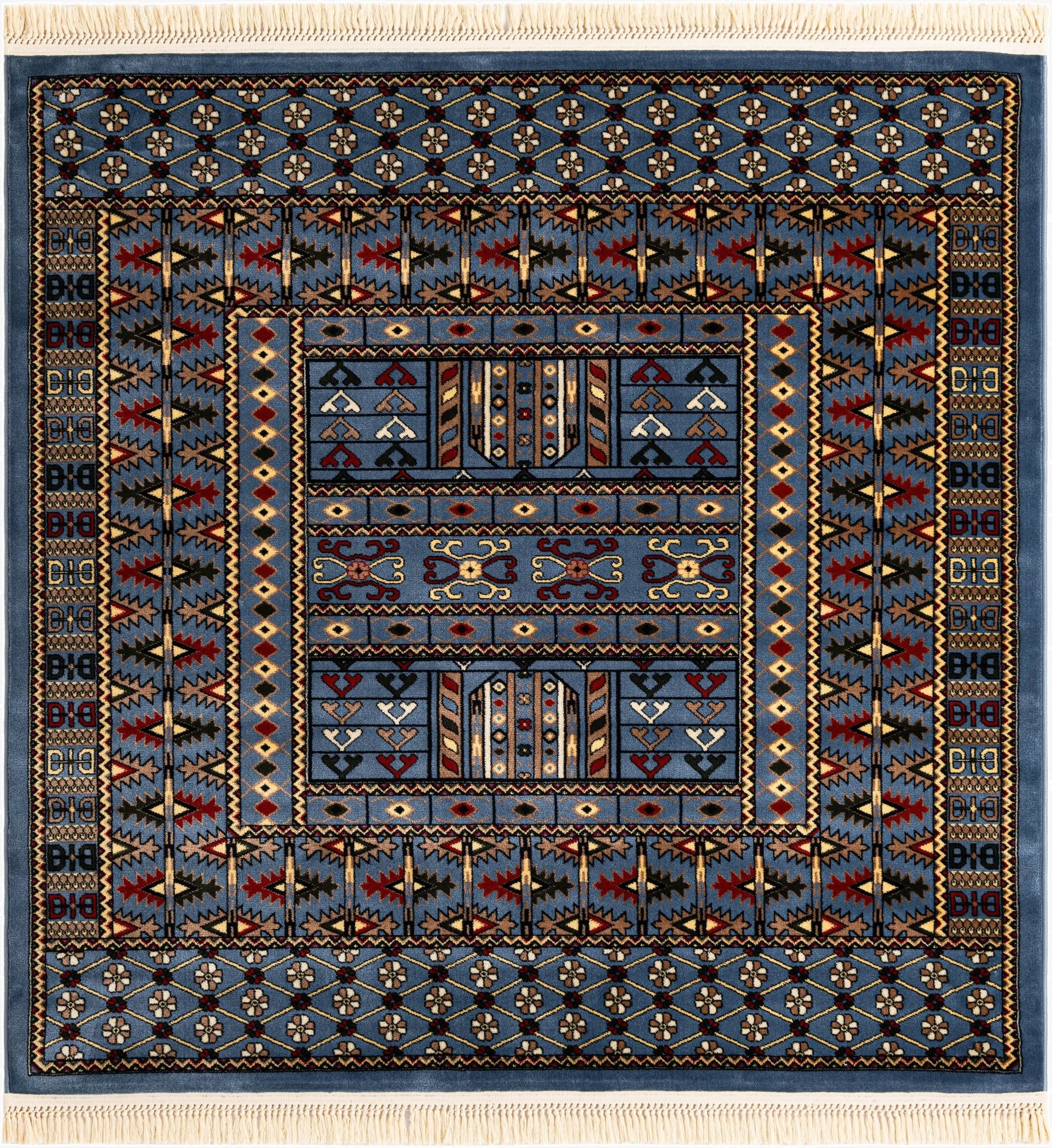6' x 6' Bokhara Square Rug