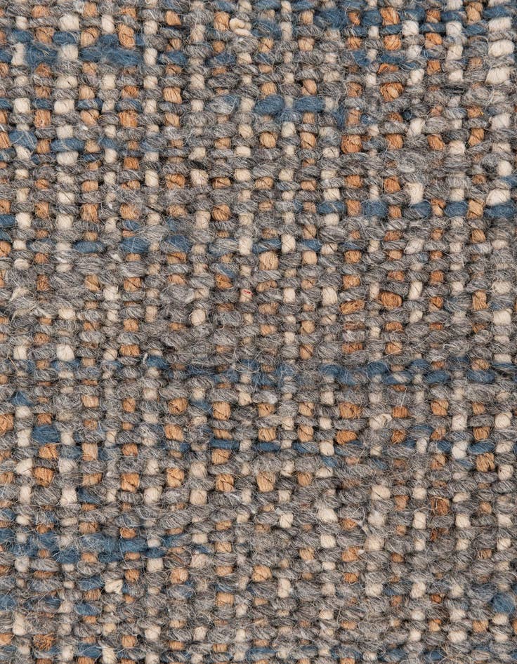 Detail image of 1' 7 x 1' 7  Hand Braided Jute Square Rug