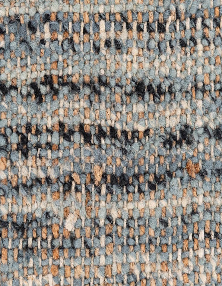 Detail image of 1' 6 x 1' 6  Hand Braided Jute Square Rug