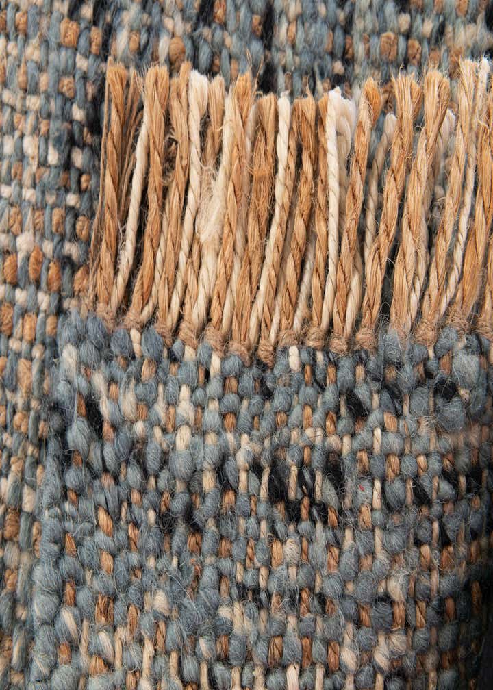 1' 6 x 1' 6 Handmade Braided Jute Square Rug