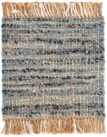 1' 6 x 1' 6 Handmade Braided Jute Square Rug